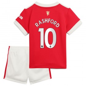 Maillot de Foot Manchester United Marcus Rashford 10 Enfant Domicile 2021/22